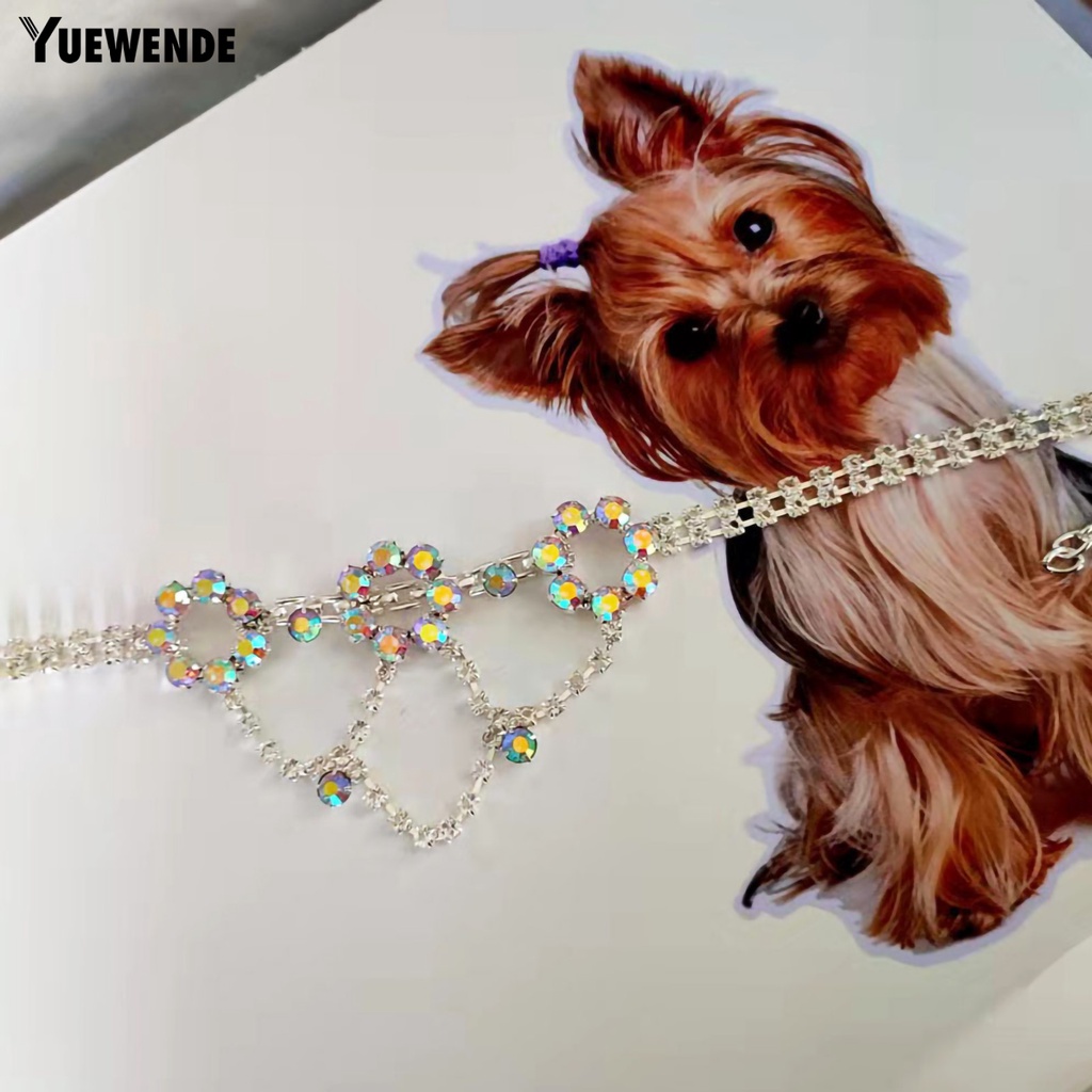 Vòng Cổ Kim Loại Đính Đá Cho Thú Cưng