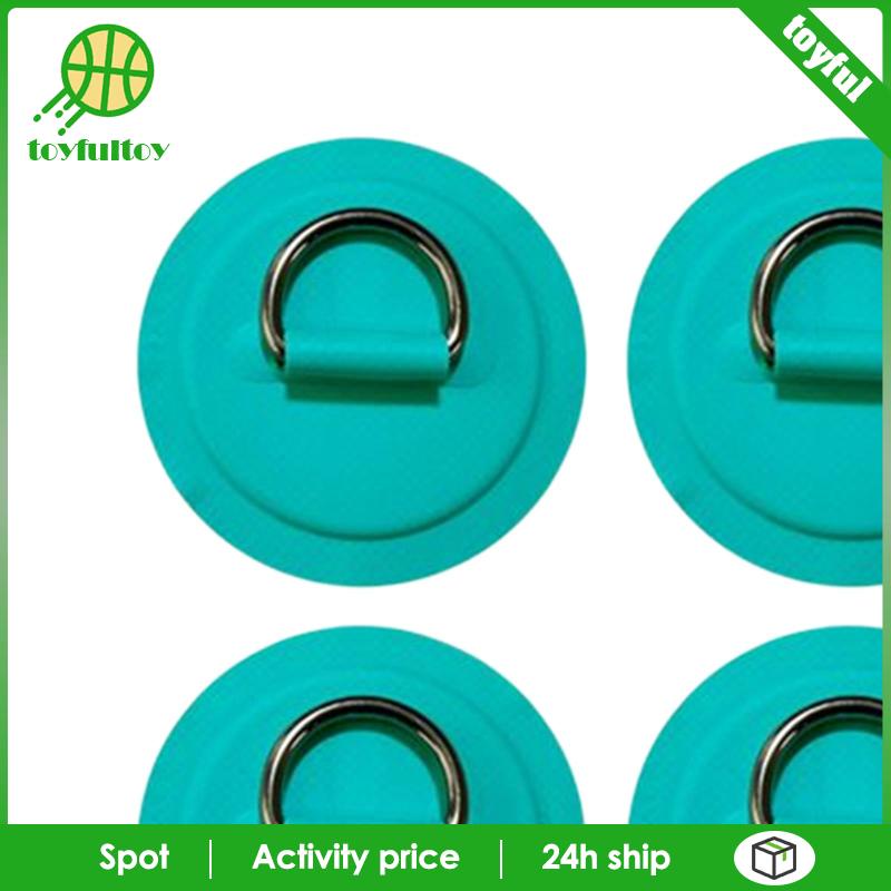 Set 4 Móc Khóa Dây Chữ D Bằng Thép Không Gỉ Cho Tàu Thuyền Dinghy