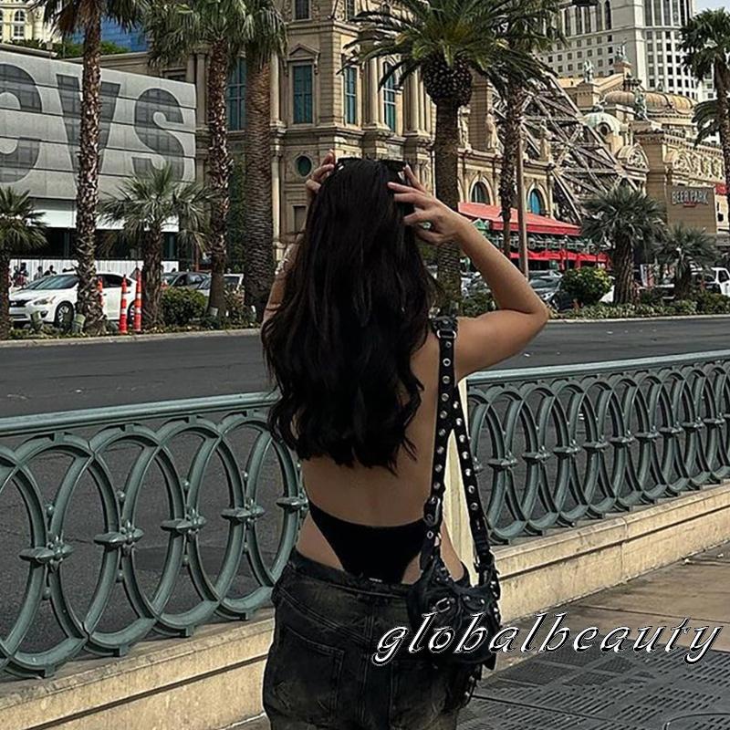 Áo Liền Quần Hai Dây Phối Ren Cổ Chữ V Gợi Cảm Cho Nữ