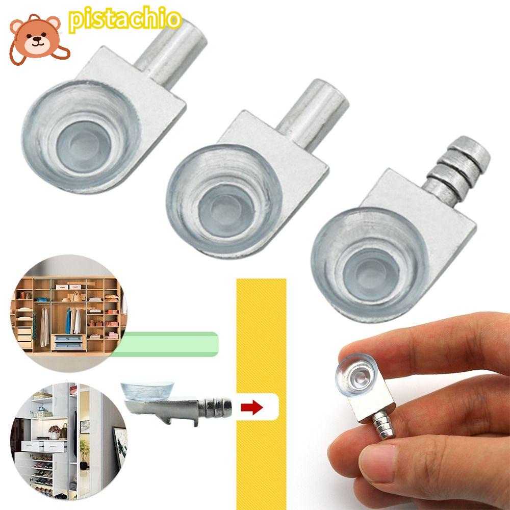 PISTA Set 10 Phụ Kiện Giá Đỡ Bằng Hợp Kim Kẽm Siêu Bền Kèm Giác Hút Gắn Tường Tiện Dụng