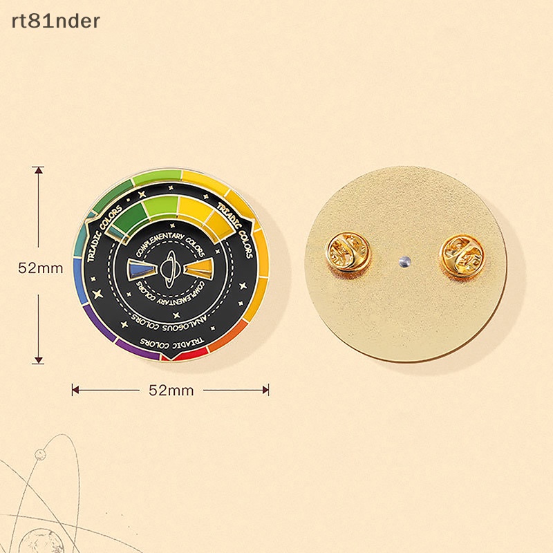 Rt Ghim Cài Áo Hình Bánh Xe Quay Tráng Men Màu Sắc Dùng Làm Quà Tặng