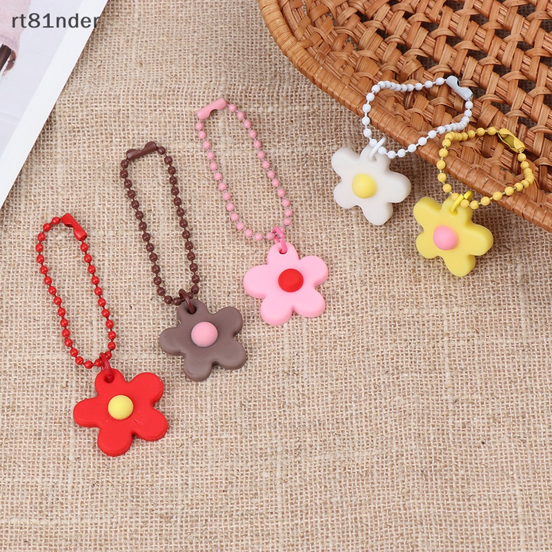 Móc Chìa Khóa Xe Hơi / Ba Lô / Trang Trí Hoa Hướng Dương Nhỏ Nhiều Màu Dễ Thương Dành Cho Bạn Nữ n