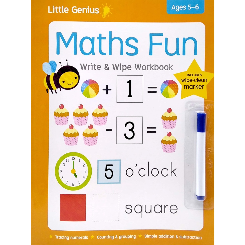 Little Genius: Maths Fun Educational Workbook