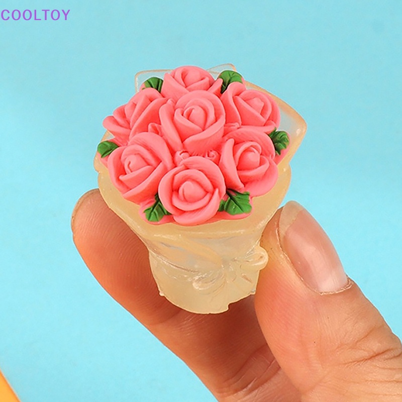 1 Bó Hoa Hồng Mini Phát Sáng Nhiều Màu Sắc Dùng Trang Trí Tiểu Cảnh