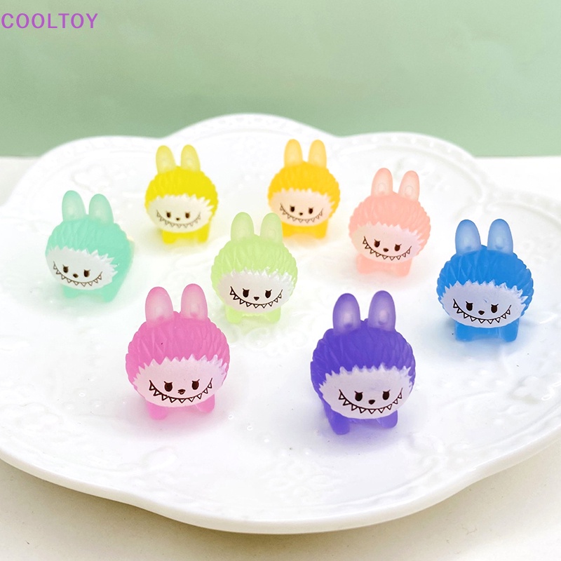 Set 2 Tượng COOLTOY Mini Phát Quang Họa Tiết Hoạt Hình Trang Trí Tiểu Cảnh