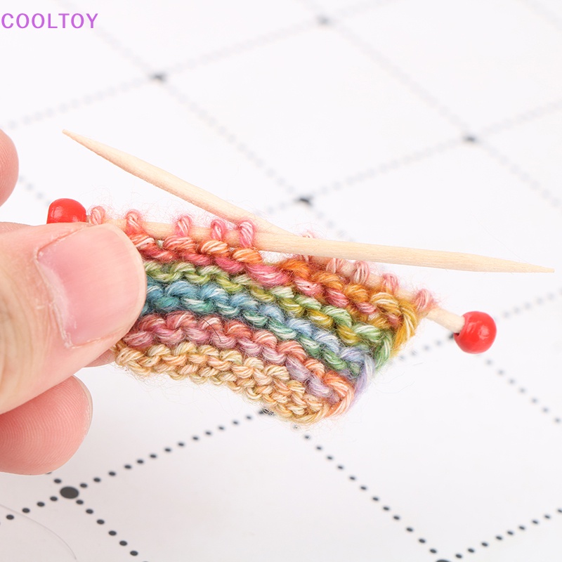 Áo Sweater Dệt Kim Dày Dặn Trang Trí Nhà Búp Bê Tỷ Lệ 1: 12