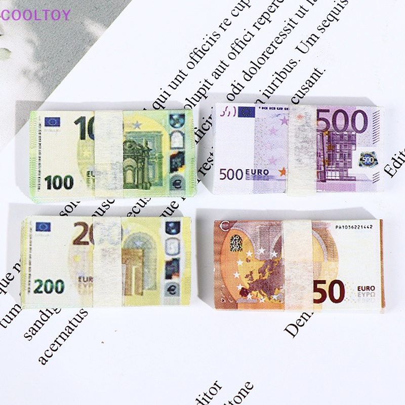 Cooltoy Set 20 Mô Hình Ngân Hàng Châu Âu Đồ Chơi Mini Cho Nhà Búp Bê