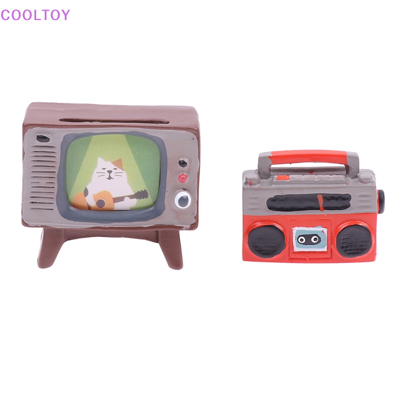 Cooltoy Mô Hình TV Mini Để Bàn Trang Trí