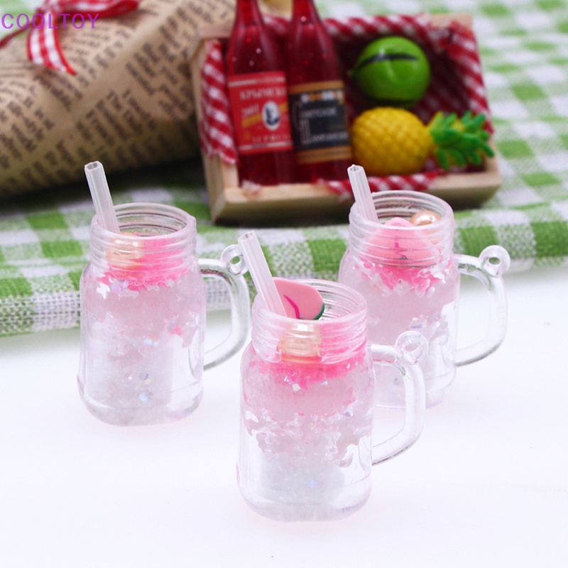 Ống Hút Dạ Quang Làm Mát Mô Hình Nhà Búp Bê DIY