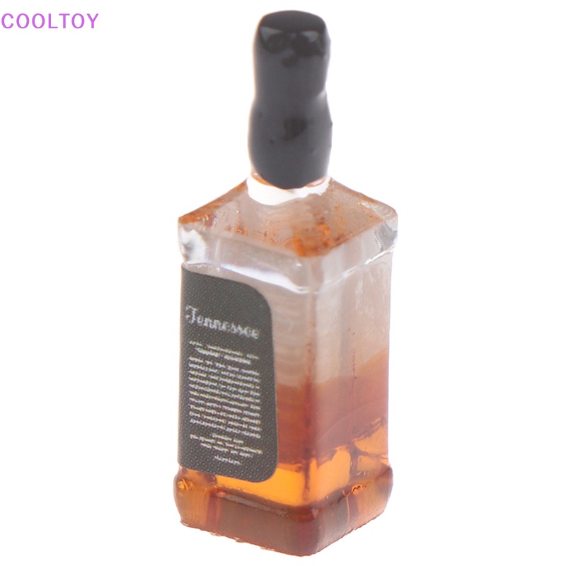 Set 2 Chai Rượu Mini Tỉ Lệ 1 / 12 Dùng Để Trang Trí Nhà Búp Bê