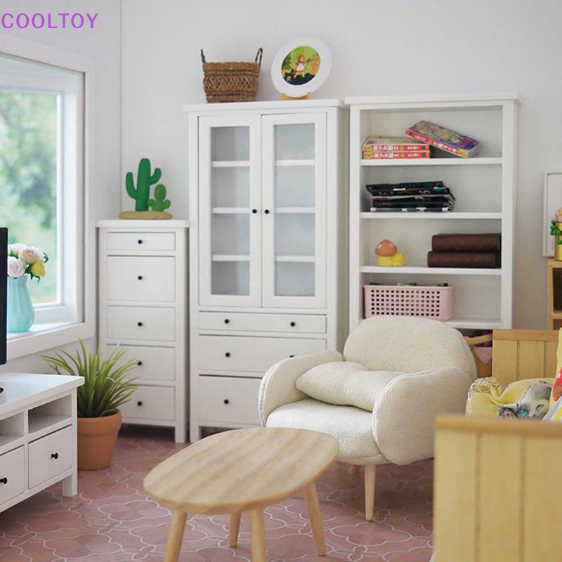 Kệ Sách Mini Tỷ Lệ 1: 12 Dùng Để Trang Trí Nhà Búp Bê