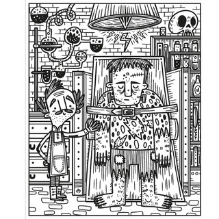 Halloween Magic Painting Book