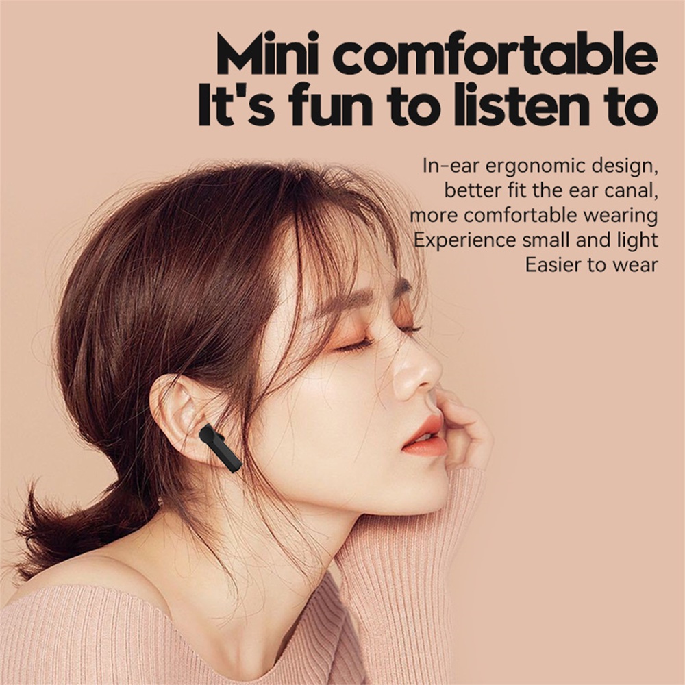 Tai nghe tương thích Bluetooth F2 Tai nghe thể thao F15 Mini Tws Tai nghe A6s không dây tương thích Bluetooth 5.2 Tai nghe dành cho doanh nghiệp Loại cảm ứng