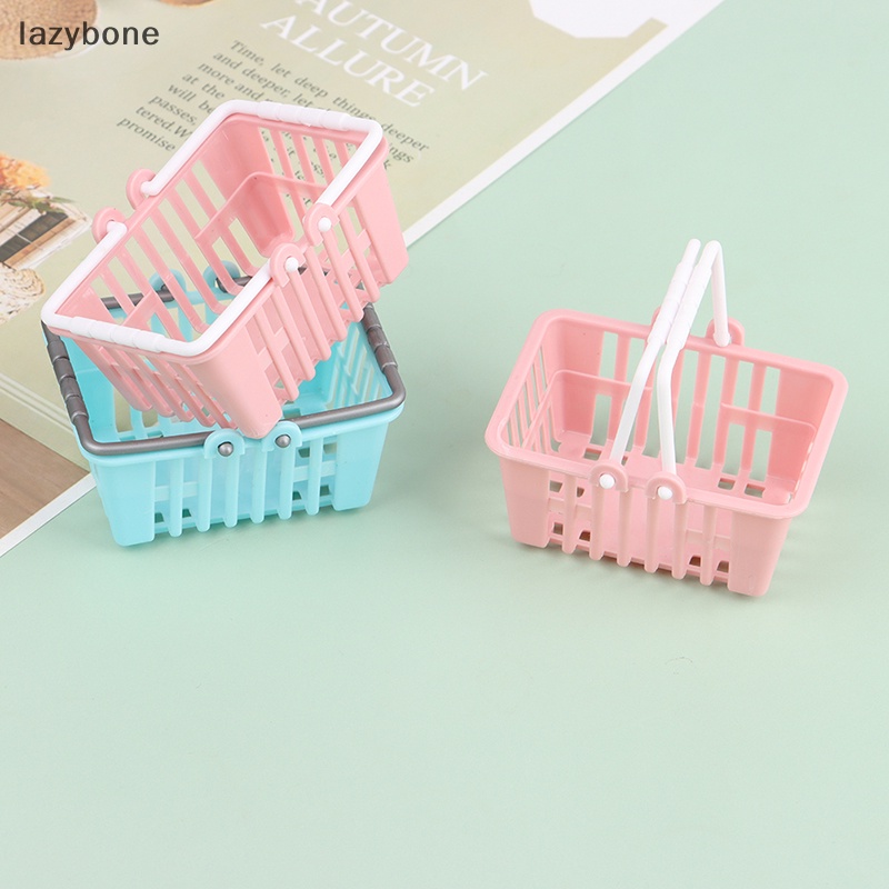 Set 2 Giỏ Mua Sắm Mini Đồ Chơi Dành Cho Nhà Búp Bê