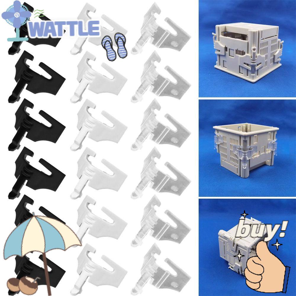 Set 10 Hộp Điều Khiển Dự Án Điện Tử Màu Trắng / Đen Trong Suốt