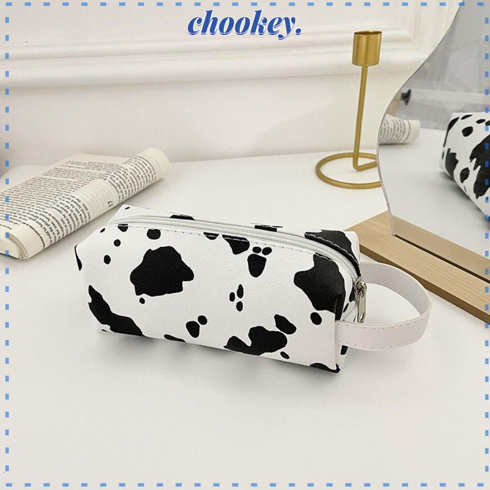CHOOKEY Túi Đựng Bút In Hình Hộp Sữa Đơn Giản Tiện Dụng