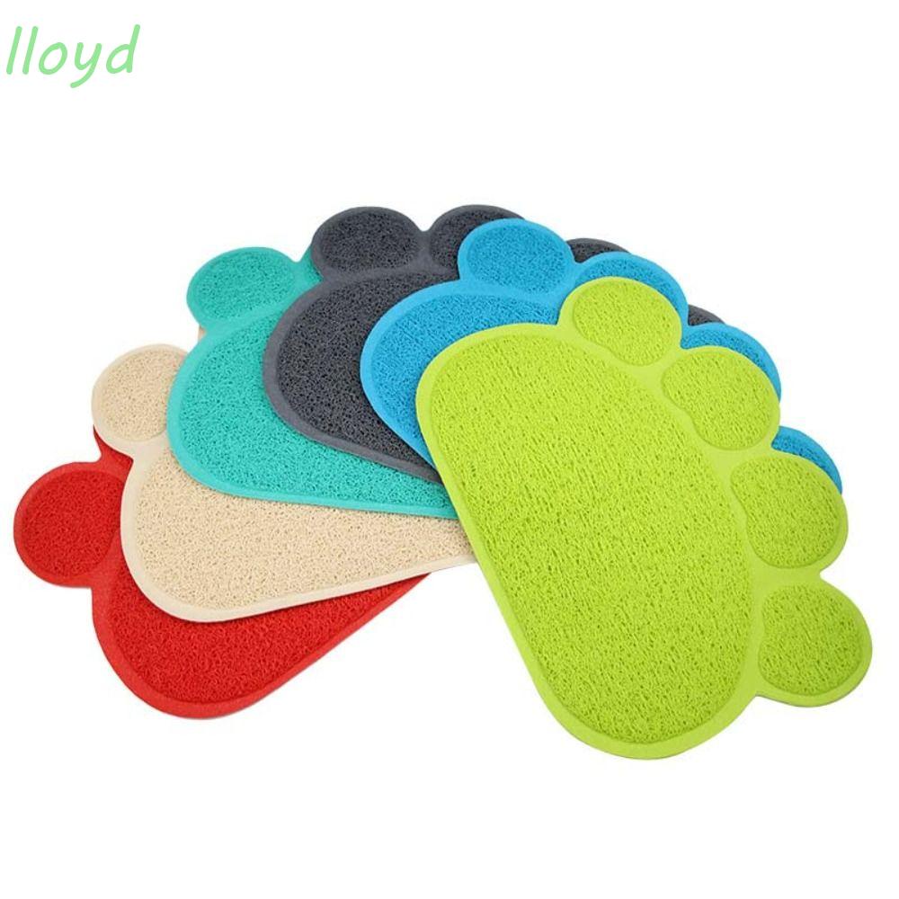 Thảm Lót Sàn Bằng PVC Chống Trượt In Họa Tiết Dấu Chân Cho Thú Cưng