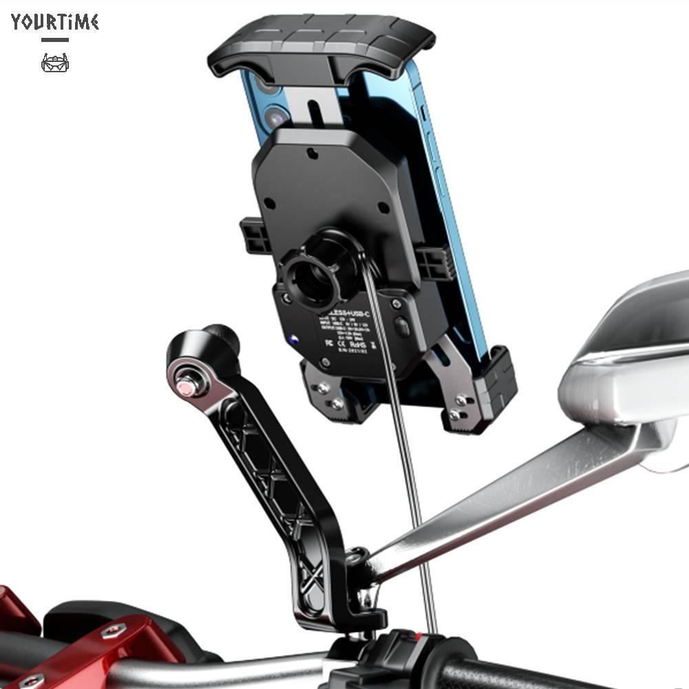 Đế Sạc Điện Thoại Không Dây 15W Cho Xe Đạp