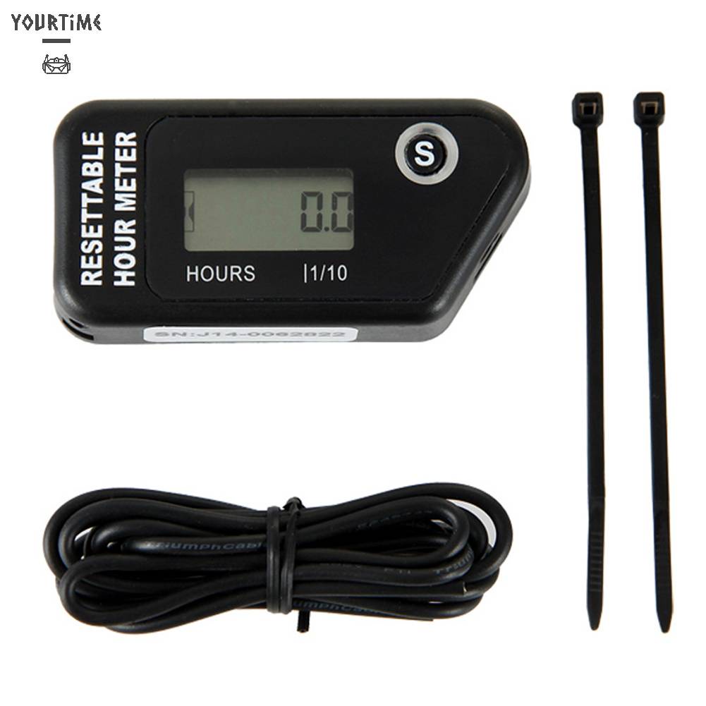 Máy Cắt Cỏ Kỹ Thuật Số LCD Chống Nước Có Thể Đặt Lại Cho Mô Tô / Xe Đạp /