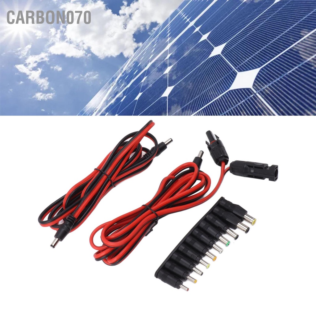 Carbon070 Dây cáp năng lượng mặt trời mở rộng PVC Bộ điều hợp dây với đầu nối nam nữ