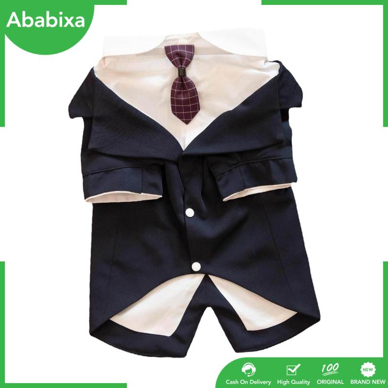 [Ababixa] Áo Sơ Mi Thắt Nơ Phong Cách Cho Cún Cưng