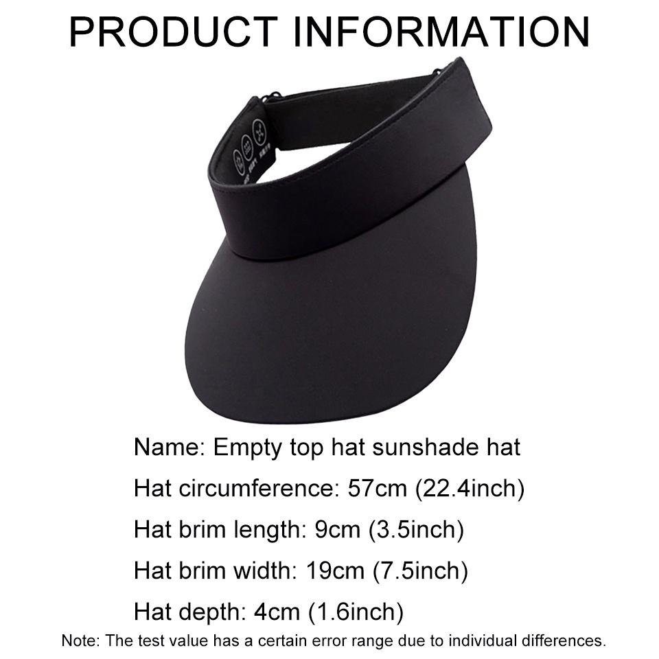 Mũ Rộng Vành Hở Chóp Chống Nắng Thời Trang Mùa Hè Cho Nam Và Nữ