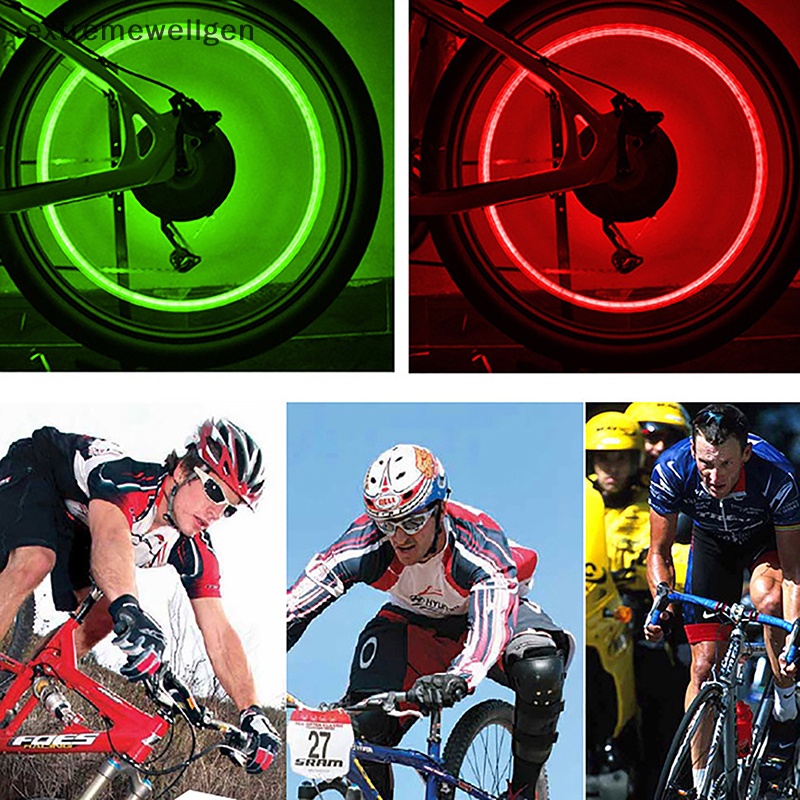 Bộ 2 Đèn LED Gắn Van Xe Đạp Leo Núi Chất Lượng Cao