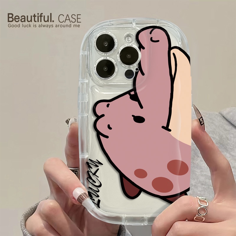Ốp Điện Thoại Silicon Mềm Trong Suốt Chống Sốc In Họa Tiết Dễ Thương Cho IPhone 14 13 12 11 Pro Max XS X XR 8 + 7 Plus