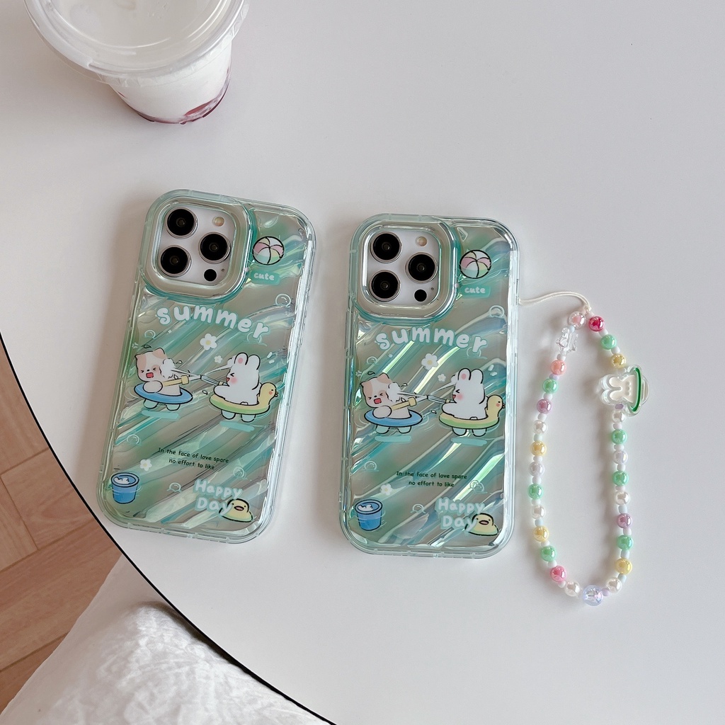 Ốp Điện Thoại TPU Mềm Trong Suốt Họa Tiết Hoạt Hình Cho iPhone 11 13 12 14 Pro Max