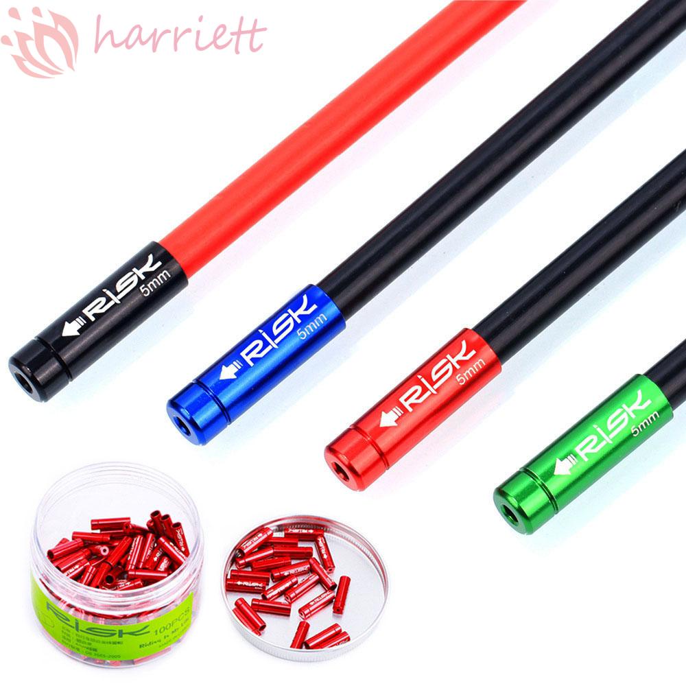 Set 10 Nắp Đậy Dây Phanh Xe Hơi 4mm / 5mm Bằng Hợp Kim Nhôm