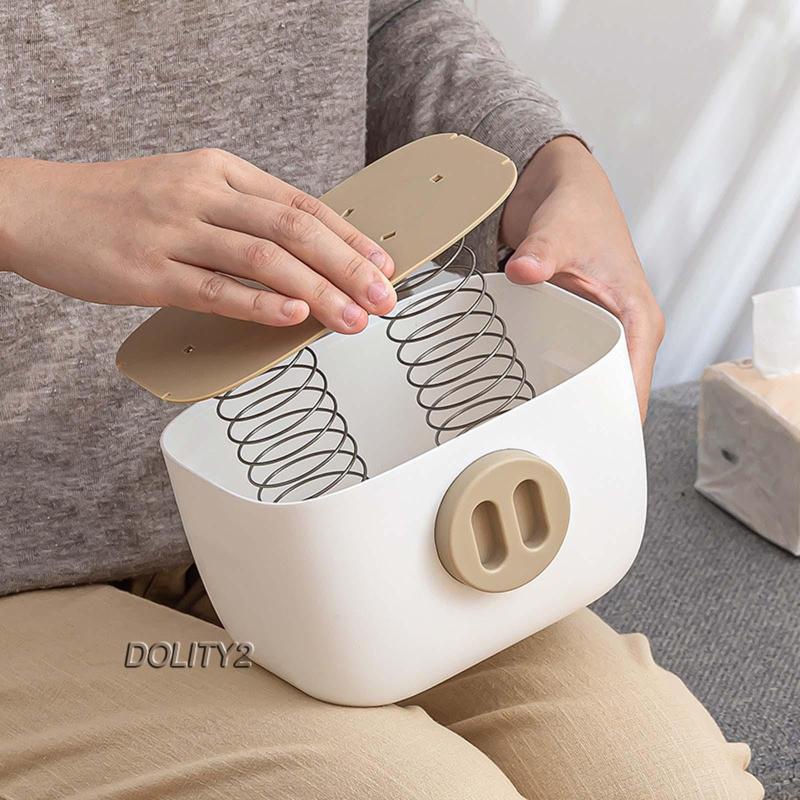Set 2 Hộp Đựng Khăn Giấy Với Lò Xo Tiện Dụng Cho Nhà Bếp