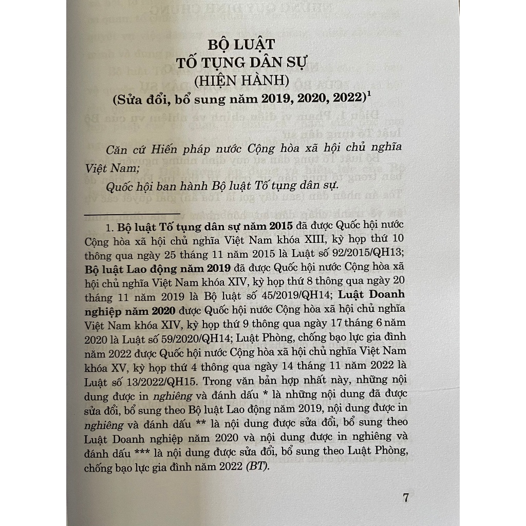 Sách Bộ Luật Tố Tụng Dân Sự (Hiện Hành) (Sửa đổi, bổ sung năm 2019,2020,2022) - Nhà Sách Sự Thật | BigBuy360 - bigbuy360.vn