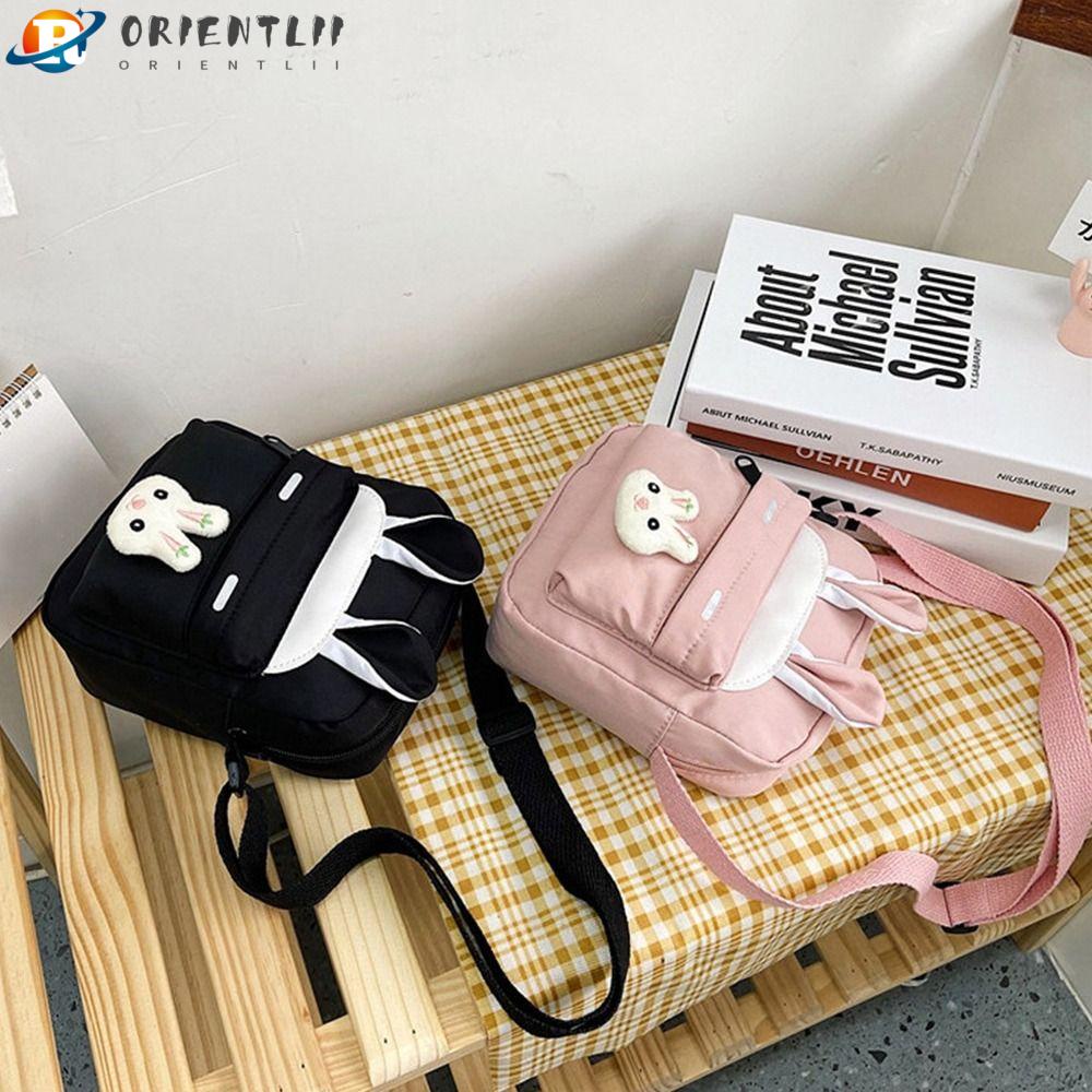 Túi Đựng Điện Thoại Đeo Chéo Vai Chống Nước Họa Tiết Thỏ Hoạt Hình Thời Trang