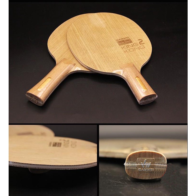 Vợt Đánh Bóng Bàn Tốc Độ Cao Bằng Carbon Sanwei King Kong 2 5 + 2 LD Carbon Paddle Kingkong 2 Kingkong2