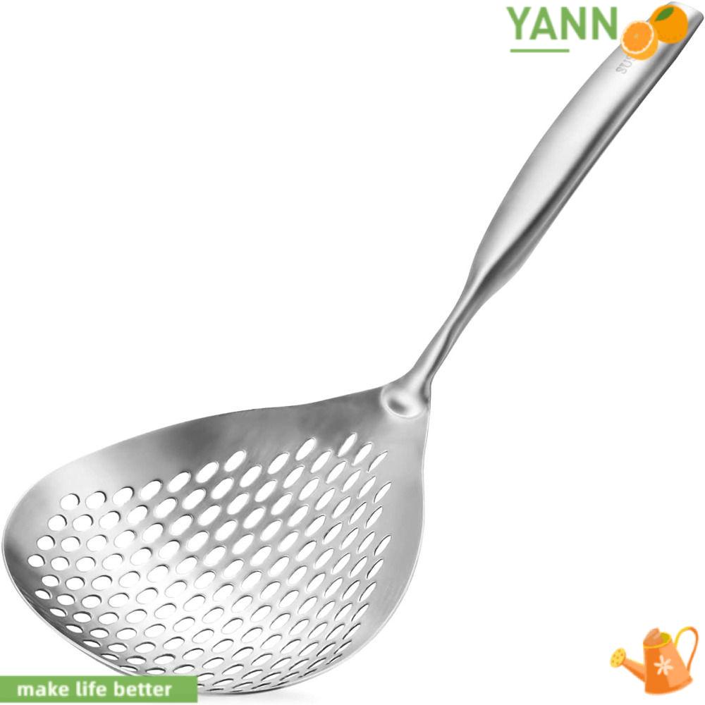 Vá Vớt Thực Phẩm Ráo Nước Bằng Thép Không Gỉ 1 Lỗ Tiện Dụng Cho Nhà Bếp