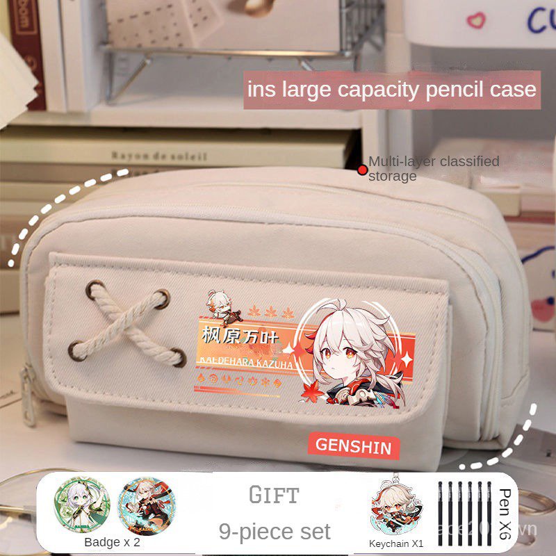 ★Genshin Impact★Hộp Đựng Bút Họa Tiết Hoạt Hình Scaramouche & Wander & Nahida Cho Học Sinh Tiểu Học Nam Nữ