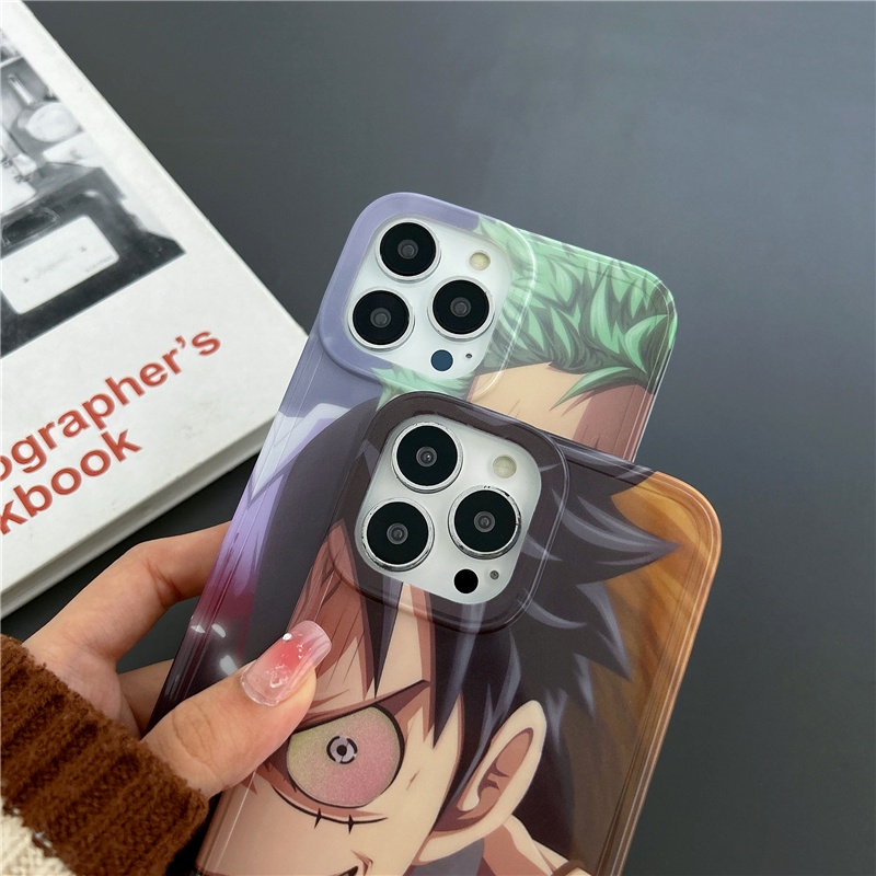 Ốp Điện Thoại Dẻo Màu laser Họa Tiết Hoạt Hình One Piece Cho IPhone14 14Pro 14ProMax 13 13Pro 13ProMax 12 12PRO 12ProMax 11