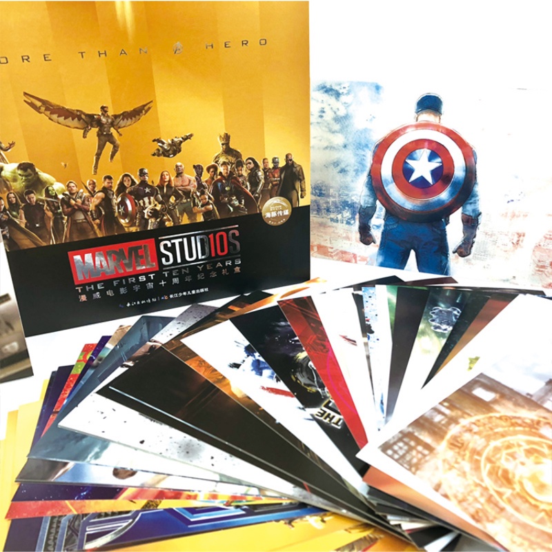 Marvel Hộp Quà Kỷ Niệm 10 Năm Nhân Vật Siêu Anh Hùng avengers 10th