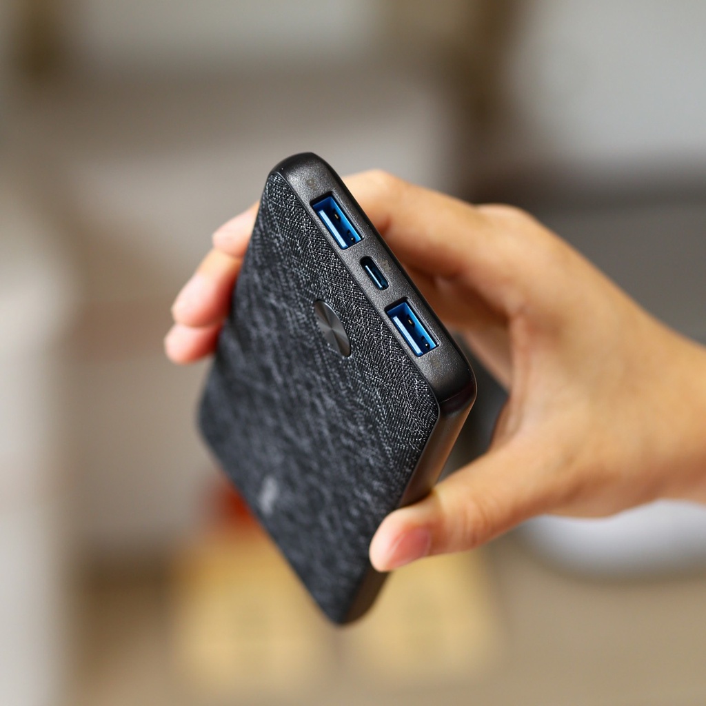 Sạc dự phòng Anker powerpore 3 Sense 10000mAh - A1248 NEW bọc vải sạc nhanh 20W PD