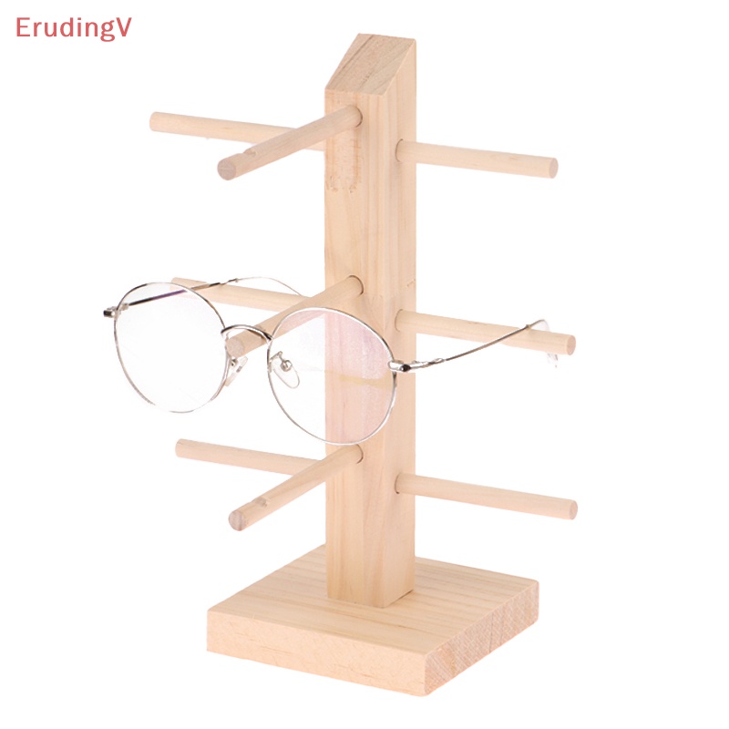 Giá Đỡ Trưng Bày Mắt Kính 5 Kích Cỡ Bằng Gỗ Tự Nhiên Sáng Tạo