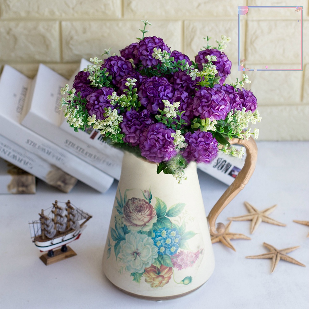 1 Bó Hoa Cúc Nhân Tạo Dùng Cho Trang Trí Nhà / Văn Phòng