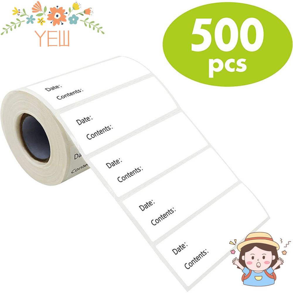 Set 500 Nhãn Dán Đánh Dấu Ngày Tháng Dùng Cho Nhà Bếp