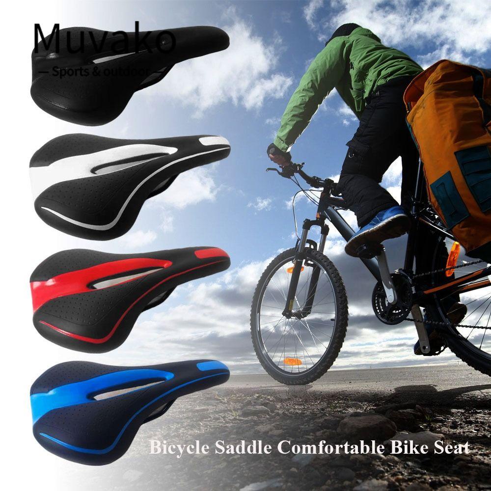 MUVAKO Yên Xe Đạp Rỗng Bằng Da PU Chống Mòn