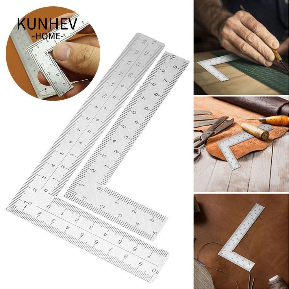 KUNHEV Thước Đo Lường Bằng Thép Không Gỉ Độ Chính Xác Cao