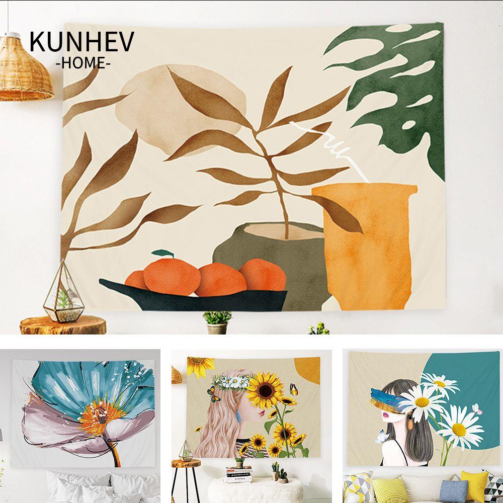 KUNHEV Thảm Treo Tường Trang Trí Thời Trang Theo Phong Cách Bắc Âu