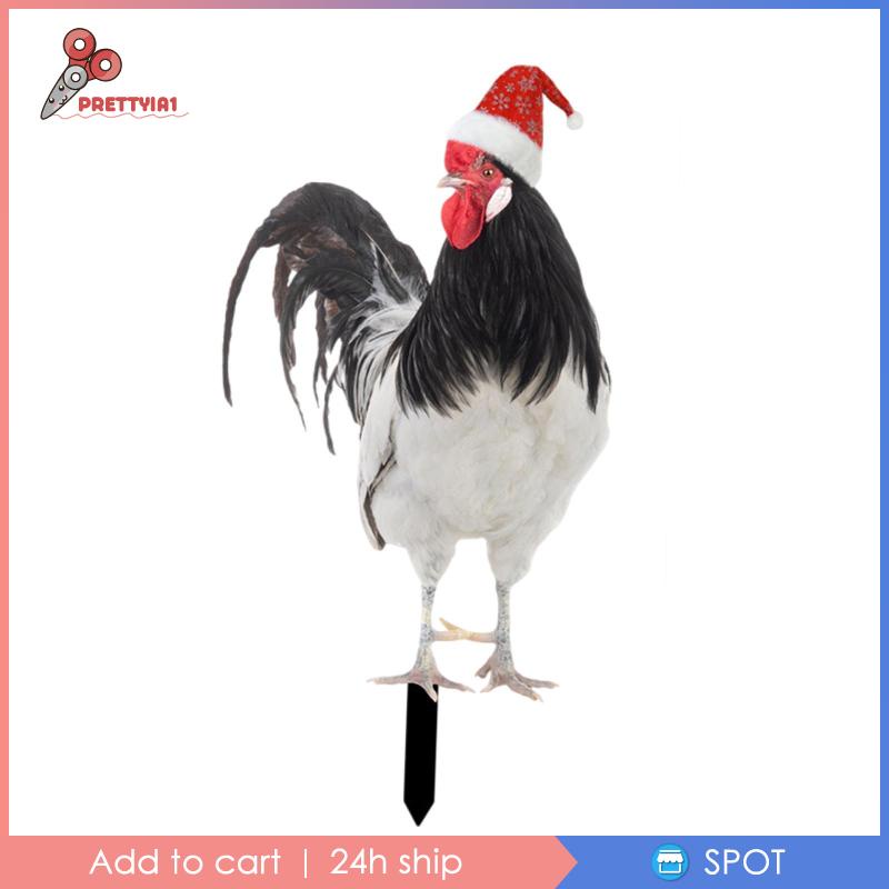 [Prettyia1] Tượng Gà Nghệ Thuật Điêu Khắc Trang Trí Sân Vườn Ngoài Trời