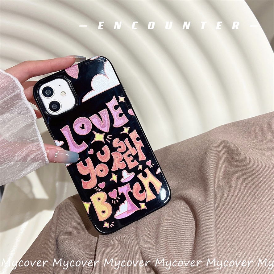 Ốp Điện Thoại Silicon Mềm Hình Búp Bê Barbie Và Chữ Y2K Cho iPhone 11 13 12 14 Pro Max X XR Xs Max 6 7 8 Plus