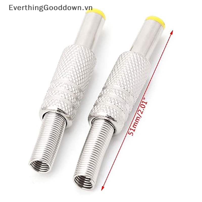 Set 2 Giắc Cắm Nguồn DC 5.5x2.5mm Chuyên Dụng