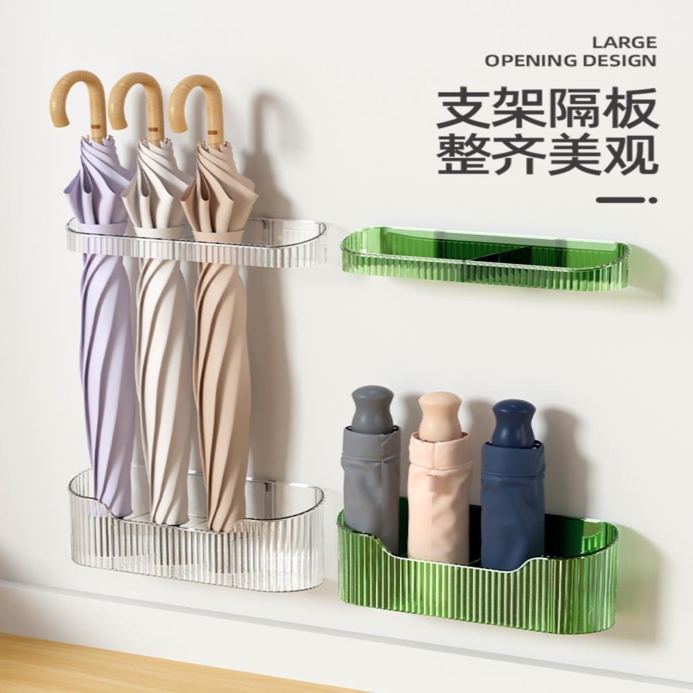 Dù Gắn Tường Không Để Lại Dấu Vết Có Đèn Led Và Lỗ Thoát Nước Mưa Dễ Lắp Ráp Và Không Chứa Cặn