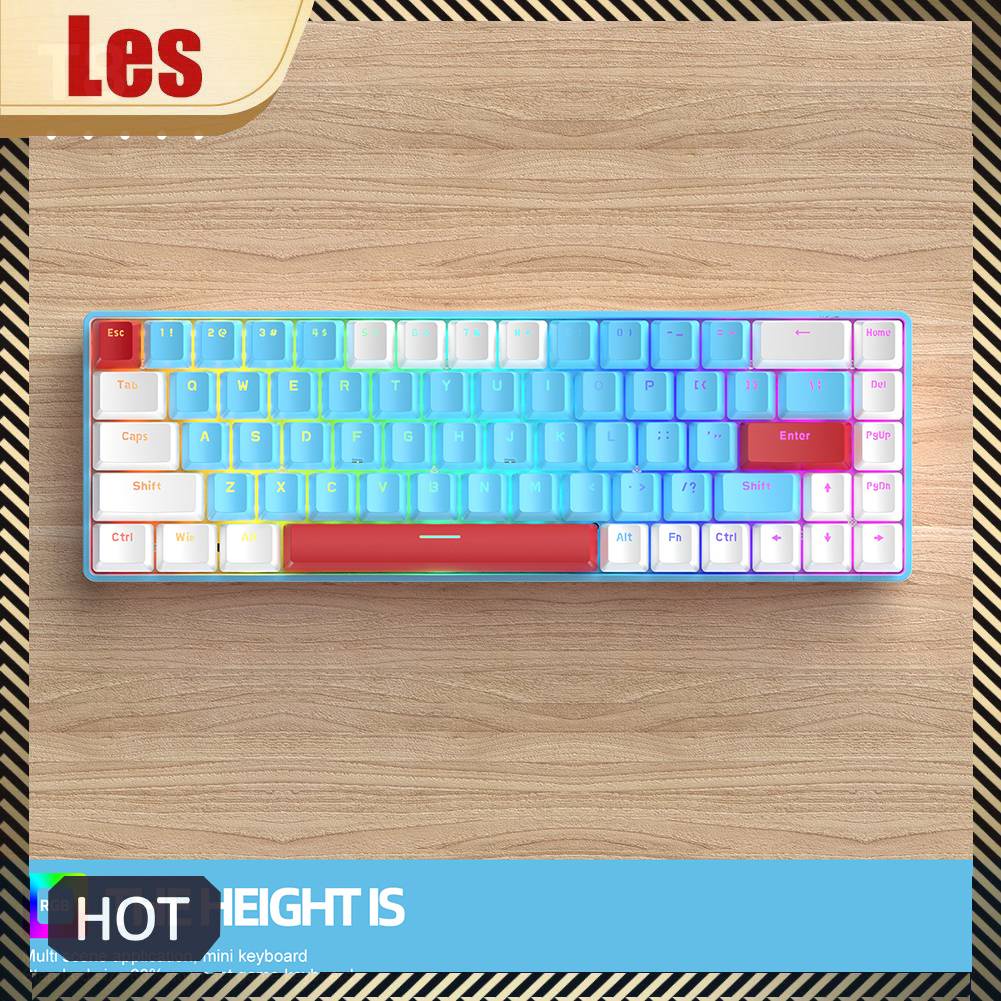 Bàn Phím Cơ Chơi Game T8 RGB Phát Quang Có Dây Dành Cho Máy Tính